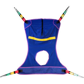 Full Body Patient Sling w/ Commode Opening, Mesh, Medium, 600 lb Weight Capacity view 2