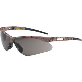Pip Industries 250-AN-10123 Anser™ Anti-Scratch Semi-Rimless Safety Glasses, Gray Lens, Camouflage Frame, Pack of 12 image.