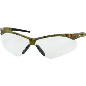 Pip Industries 250-AN-10131 Anser Anti-Fog/Anti-Scratch Semi-Rimless Safety Glasses, Clear Lens, Camouflage Frame, Pack of 12 image.