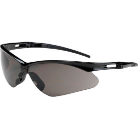 Pip Industries 250-AN-10521 Anser™ Fogless 3Sixty Semi-Rimless Safety Glasses, Gray Lens, Black Frame, Pack of 12 image.