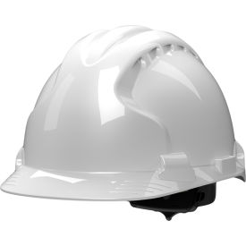 MK8 Evolution Type II Hard Hat HDPE Shell, EPS Impact Liner, Polyester Suspension, White