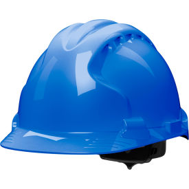 Pip Industries 280-AHS150-50 MK8 Evolution Type II Hard Hat HDPE Shell, EPS Impact Liner, Polyester Suspension, Blue image.