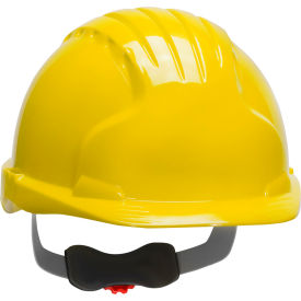 Pip Industries 280-EV6151-20 Evolution Deluxe 6151 Cap Style Hard Hat HDPE Shell, 6-Pt Polyester Suspension, Ratchet Adj., Yellow image.