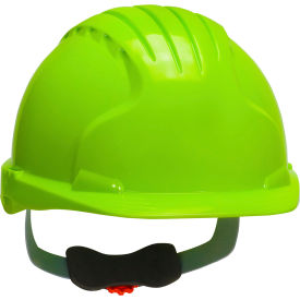 Pip Industries 280-EV6151-LY Evolution Deluxe 6151 Cap Style Hard Hat HDPE Shell, 6-Pt Suspension, Ratchet Adj., Neon Yellow image.