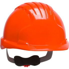 Pip Industries 280-EV6151-OR Evolution Deluxe 6151 Cap Style Hard Hat HDPE Shell, 6-Pt Suspension, Ratchet Adj., Neon Orange image.