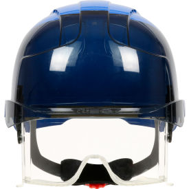 Evo VISTAlens Type I, Vented Industrial Safety Helmet ABS Shell, 6-Pt Suspension, Blue