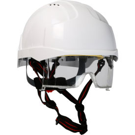 Pip Industries 280-EVLV-CH-01W Evo Vista Ascend Industrial Safety Helmet Type I, Ventedfully, Lightweight ABS Shell, White image.