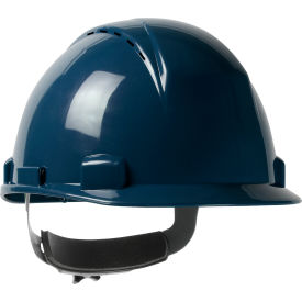 Logan Cap Style Hard Hat HDPE Shell, Short Brim, 4-Pt Textile Suspension, Ratchet Adj., Navy Logan Cap Style Hard Hat HDPE Shell, Short Brim, 4-Pt Textile Suspension, Ratchet Adj., Navy