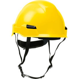 Pip Industries 280-HP142R-02 Dynamic Rocky Industrial Climbing Helmet Polycarbonate / ABS Shell, Ratchet Adjustment, Yellow image.