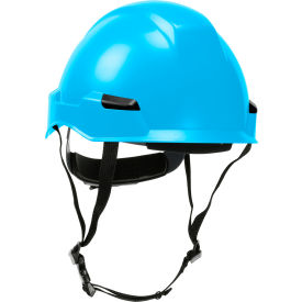 Pip Industries 280-HP142R-06 Dynamic Rocky Industrial Climbing Helmet Polycarbonate / ABS Shell, Ratchet Adjustment, Light Blue image.