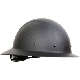 Pip Industries 280-HP1471R-11M Wolfjaw™ Full Brim Smooth Dome Hard Hat, Non-Vented, Textile Suspension, Class C, Black image.