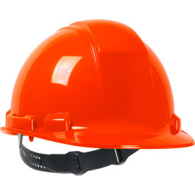 Pip Industries 280-HP241-31 Whistler Cap Style Hard Hat HDPE Shell, 4-Pt Textile Suspension, Pin-Lock Adjustment, Hi-Vis Orange image.