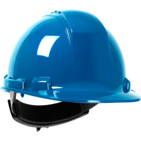 Pip Industries 280-HP241RV-07 Whistler Cap Style Hard Hat HDPE Shell, Vented 4-Pt Textile Suspension, Ratchet Adj., Sky Blue image.
