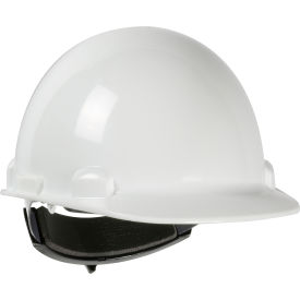Pip Industries 280-HP341SR-01 Dynamic Dom Cap Style Dome Hard Hat HDPE Shell, 6-Pt Suspension, Rachet Adjustment, White image.
