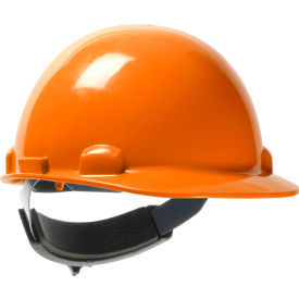 Pip Industries 280-HP341SR-03 Dynamic Dom Cap Style Dome Hard Hat HDPE Shell, 6-Pt Suspension, Rachet Adjustment, Orange image.