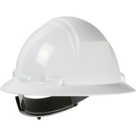 Pip Industries 280-HP642R-01 Kilimanjaro Type II Full Brim Hard Hat HDPE Shell, 4-Pt Suspension, Ratchet Adjustment, White image.