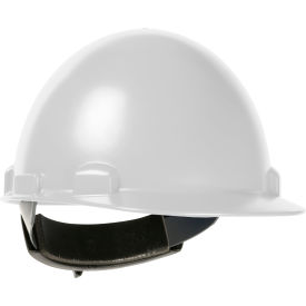 Pip Industries 280-HP841R-01 Stromboli Cap Style Dome Hard Hat ABS/Polycarbonate Shell, 4 Point Nylon Webbing Cradle, White image.