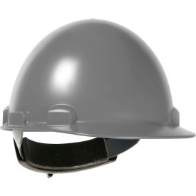 Pip Industries 280-HP841R-09 Stromboli Cap Style Dome Hard Hat ABS/Polycarbonate Shell, 4 Point Nylon Webbing Cradle, Gray image.