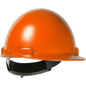 Stromboli Cap Style Dome Hard Hat ABS/Polycarbonate Shell, 4-PT Suspension, Rachet Adjustment, Org
