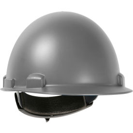 Pip Industries 280-HP851R-09 Vesuvio Cap Style Dome Hard Hat Nylon/Fiber Resin Shell, 4-PT Suspension, Rachet Adjustment, Gray image.