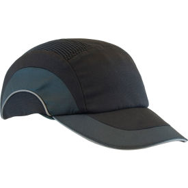 Pip Industries 282-ABR170-11 HardCap A1+ Baseball Style Bump Cap HDPE Protective Liner W/Adjustable Back, Black image.