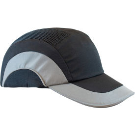 Pip Industries 282-ABR170-12 HardCap A1+ Baseball Style Bump Cap HDPE Protective Liner W/Adjustable Back, Gray image.