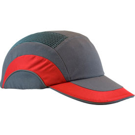 Pip Industries 282-ABR170-62 HardCap A1+ Baseball Style Bump Cap HDPE Protective Liner W/Adjustable Back, Red image.
