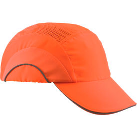 Pip Industries 282-ABR170-OR HardCap A1+ Baseball Style Bump Cap HDPE Protective Liner and Adjustable Back, Hi-Vis Orange image.