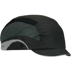 Pip Industries 282-AEM130-11 HardCap Aerolite Lightweight Baseball Style Bump Cap HDPE Liner and Adj. Back, Micro Brim, Black image.