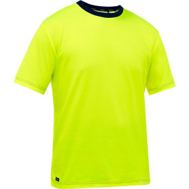 Men's Non-ANSI Short Sleeve T-Shirt, 5XL, Hi-Vis Yellow view 2
