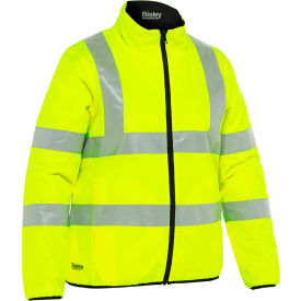 Pip Industries 333W6350H-YEL/L Bisley® Womens Contoured Reversible Puffer Jacket, ANSI, L, Hi-Vis Yellow image.