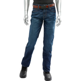 Men's AR/FR Dual Certified Stretch Jeans, 38" x 36", Blue view 2
