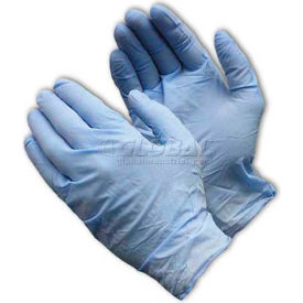 Pip Industries 63-338PF/S PIP Ambi-Dex® 63-338PF Industrial Grade Disposable Nitrile Gloves, Powder-Free, Blue, S, 50/Box image.