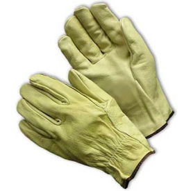 Pip Industries 68-105/S PIP Top Grain Cowhide Drivers Gloves, Straight Thumb, Economy Grade, S image.