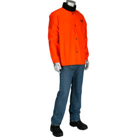 Pip Industries 7050O/L Ironcat® 9oz 30" Sateen Cotton Jacket, Orange, L image.