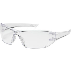 Pip Industries 250-46-0020 Bouton® Optical Captain Rimless Safety Glasses, Clear Lens, Anti-Scratch/Anti-Fog, Clear Frame image.