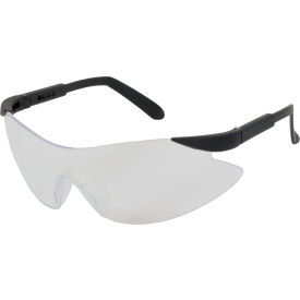 Pip Industries 250-92-0000 Bouton® Optical Wilco Rimless Safety Glasses, Clear Lens, Anti-Scratch, Black Frame image.