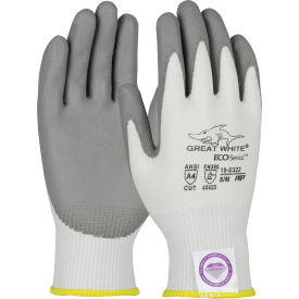 Pip Industries 19-D322/M PIP® 19-D322/M Great White® 3GX® Dyneema®Diamond Blended Glove, PU Coated, M image.