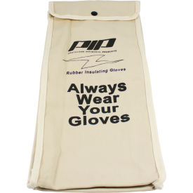 Pip Industries 148-6018 PIP Protective Canvas Bag For Rubber Insulating Gloves, 18"L, One Size image.
