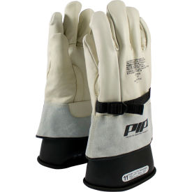 Pip Industries 148-4000/10 PIP Top Grain Cowhide Leather Protector For Novax® Gloves, Reinforced, Size 10 image.