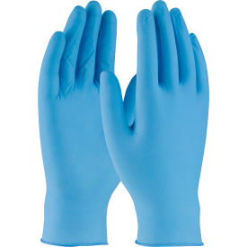 Pip Industries 63-332PF/M PIP Ambi-Dex® 63-332PF Industrial Grade Nitrile Glove, Powder-Free, Textured, Blue, M, 100/Box image.