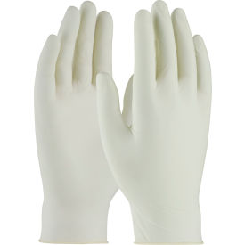 Pip Industries 62-322PF/M PIP Ambi-Dex® 62-322PF Industrial Grade Latex Gloves, Powder-Free, White, M, 100/Box image.