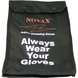 Pip Industries 148-2136 PIP Protective Bag For Novax® Rubber Insulating Gloves, 11"L, Black, One Size image.