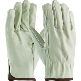 Pip Industries 68-118/M PIP Top Grain Cowhide Drivers Gloves, Straight Thumb, Premium Grade, M image.