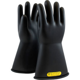 Pip Industries 150-2-14/10 PIP Electrical Rated Gloves, Black, 14", Unlined, Smooth Finish, Beaded, Class 2, Size 10 image.
