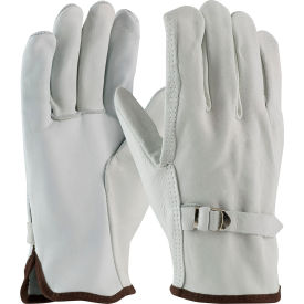 Pip Industries 68-158/S PIP Top Grain Cowhide Drivers Gloves, Straight Thumb, Quality Grade, Pull, S - QTY 12 image.