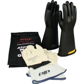 Pip Industries 150-SK-2/9-KIT PIP ESP Kit, 1 Pair Black ESP Glove, 1 Pair Cow, Class 2, Size 9 image.