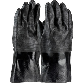 Pip Industries 57-8630R PIP Neoprene Coated Gloves, Etched Rough Finish, Brushed Interlock, 12"L, L image.