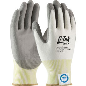 Pip Industries 19-D310/L PIP G-Tek® 3G10 DSM Dyneema® Gloves, White Knit WGray Polyurethane Palm, L image.