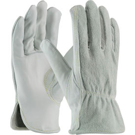 Pip Industries 68-163SB/L PIP Top Grain Cowhide Drivers Gloves W/Kevlar®, Grain Palm, Keystone, Regular Grade, L image.